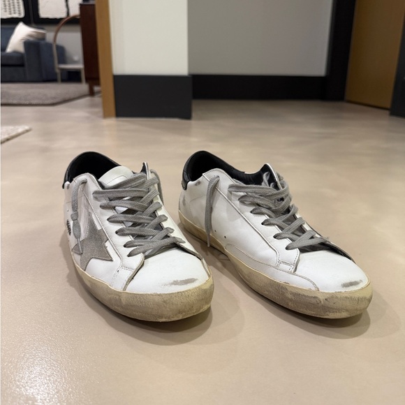 Golden Goose Super-star Black Heel Tab - Picture 1 of 11